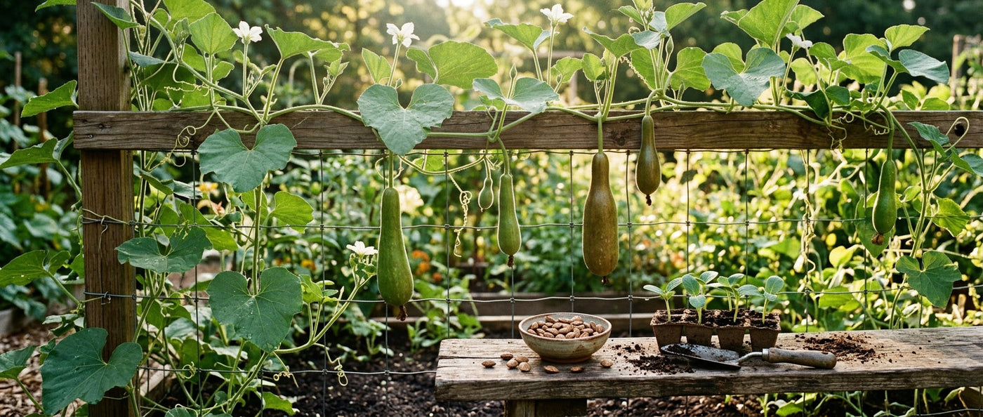 Brown Bottle Gourd Seeds: A Complete Guide to Growing Bottle Gourd (Lagenaria siceraria)