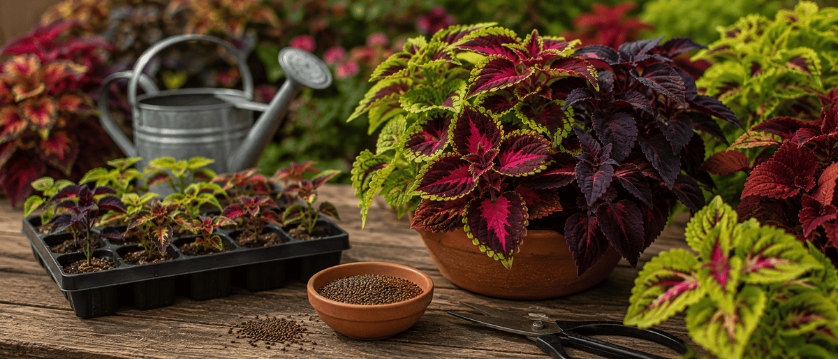Coleus Seeds: A Complete Guide to Growing Colorful Foliage Plants (Coleus scutellarioides)