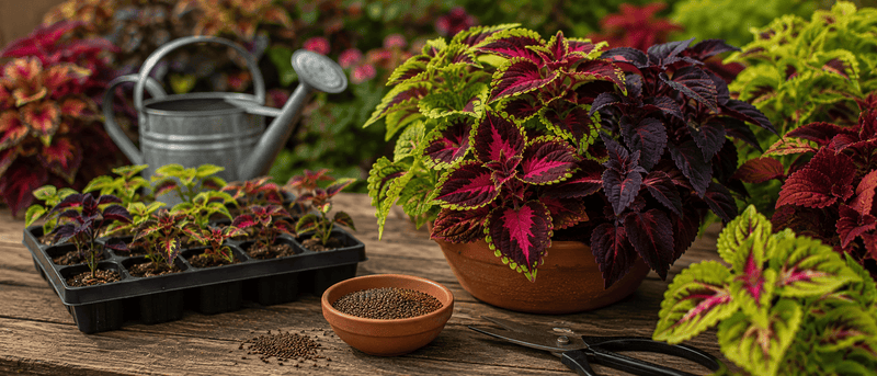 Coleus Seeds: A Complete Guide to Growing Colorful Foliage Plants (Coleus scutellarioides)