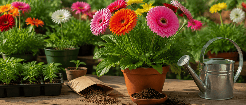 Gerbera Daisy Seeds: A Complete Guide to Growing Colorful Gerbera Flowers (Gerbera jamesonii)