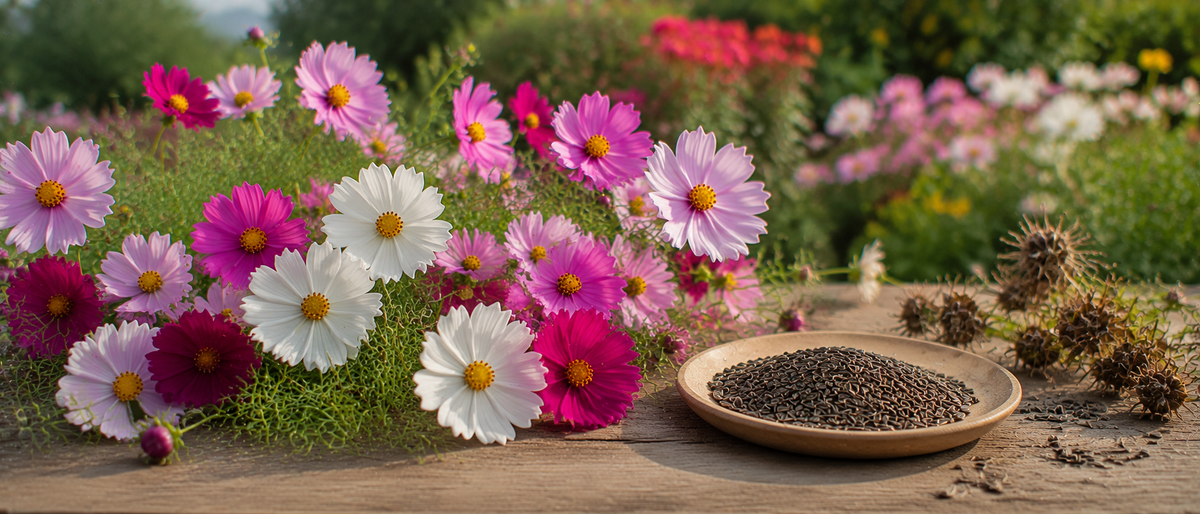 Cosmos Seeds: A Complete Guide to Growing Beautiful Cosmos Flowers (Cosmos bipinnatus)