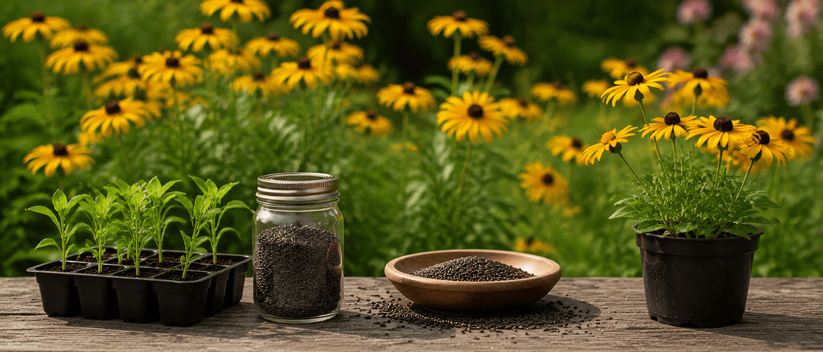 Black Eyed Susan Seeds: A Complete Guide to Growing Vibrant Black Eyed Susan Flowers (Rudbeckia hirta)