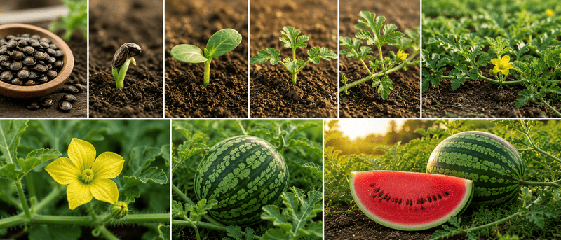 From Seed to Sweet Harvest: A Beginner’s Guide to Growing Watermelons (Citrullus lanatus)