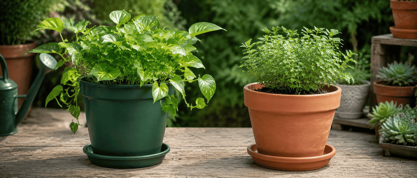Plastic vs Terracotta Pots: A Beginner’s Guide to Choosing the Right Container