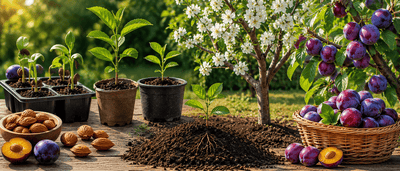 From Seed to Fruit: A Beginner’s Guide to Growing Plum Trees (Prunus domestica)