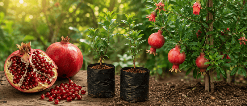 Pomegranate Seeds: A Complete Guide to Growing Your Own Fruitful Trees (Punica granatum)