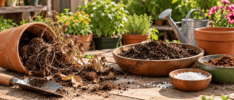 Can You Reuse Soil From Dead Plants?