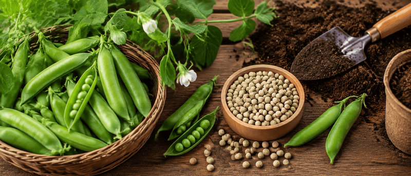 Sugar Snap Pea Seeds: A Complete Guide to Growing Sweet and Crunchy Snap Peas (Pisum sativum)
