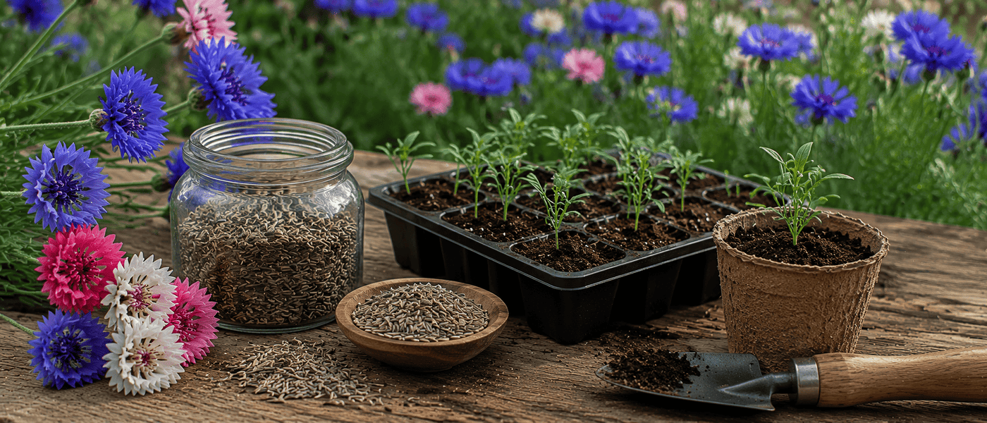 Cornflower Seeds: A Complete Guide to Growing Bright and Beautiful Cornflowers (Centaurea cyanus)