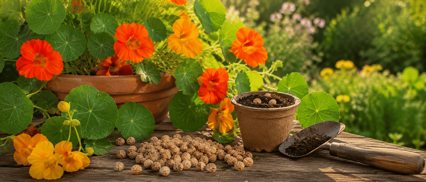 Nasturtium Seeds: A Complete Guide to Growing Vibrant Nasturtium Flowers (Tropaeolum majus)