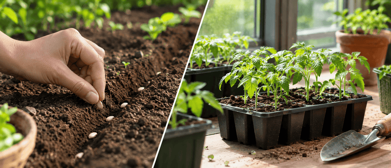 Direct Sowing vs Starting Seeds Indoors