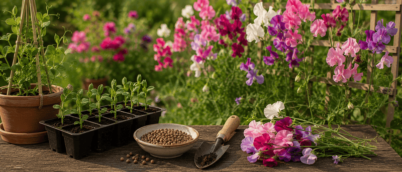 Sweet Pea Seeds: A Complete Guide to Growing Fragrant Sweet Pea Flowers (Lathyrus odoratus)