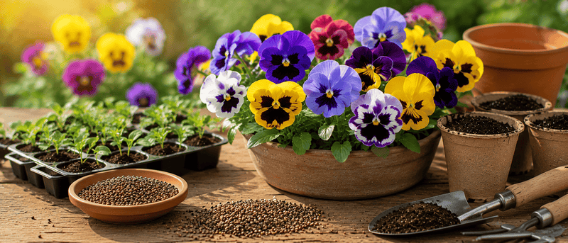 Pansy Seeds: A Complete Guide to Growing Vibrant Pansies (Viola × wittrockiana)