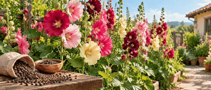Giant Danish Mix Hollyhock Seeds: A Complete Growing Guide
