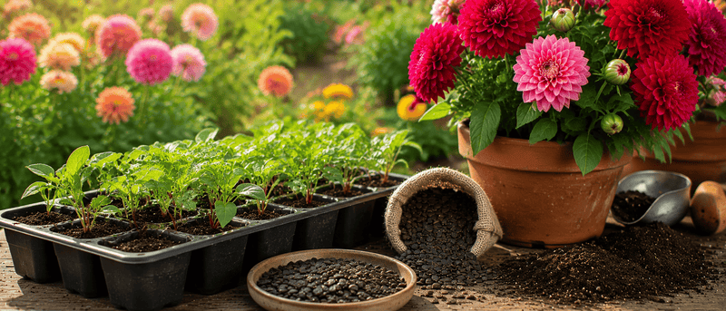 Dahlia Seeds: A Complete Guide to Growing Beautiful Dahlia Flowers (Dahlia pinnata)