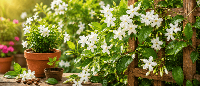 Fragrant Blooms: A Beginner’s Guide to Growing Jasmine from Seeds (Jasminum spp.)