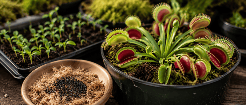 Venus Flytrap Blue Exotic Seeds: A Complete Guide to Growing Venus Flytraps (Dionaea muscipula)