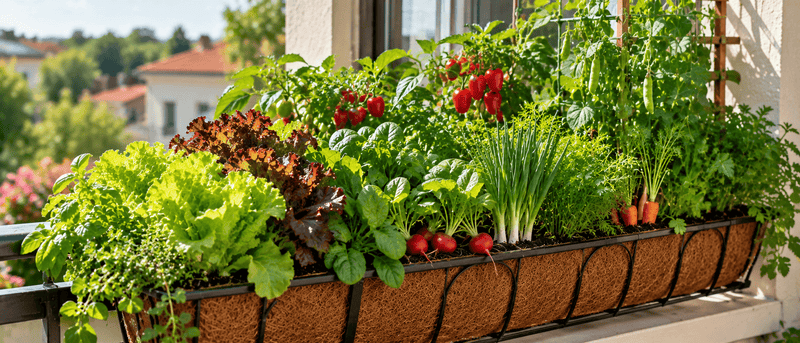How to Grow Vegetables in Window Boxes