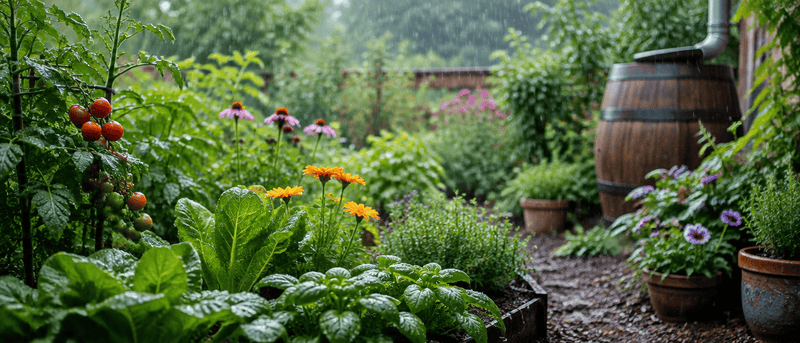 How Rainwater Benefits Garden Plants