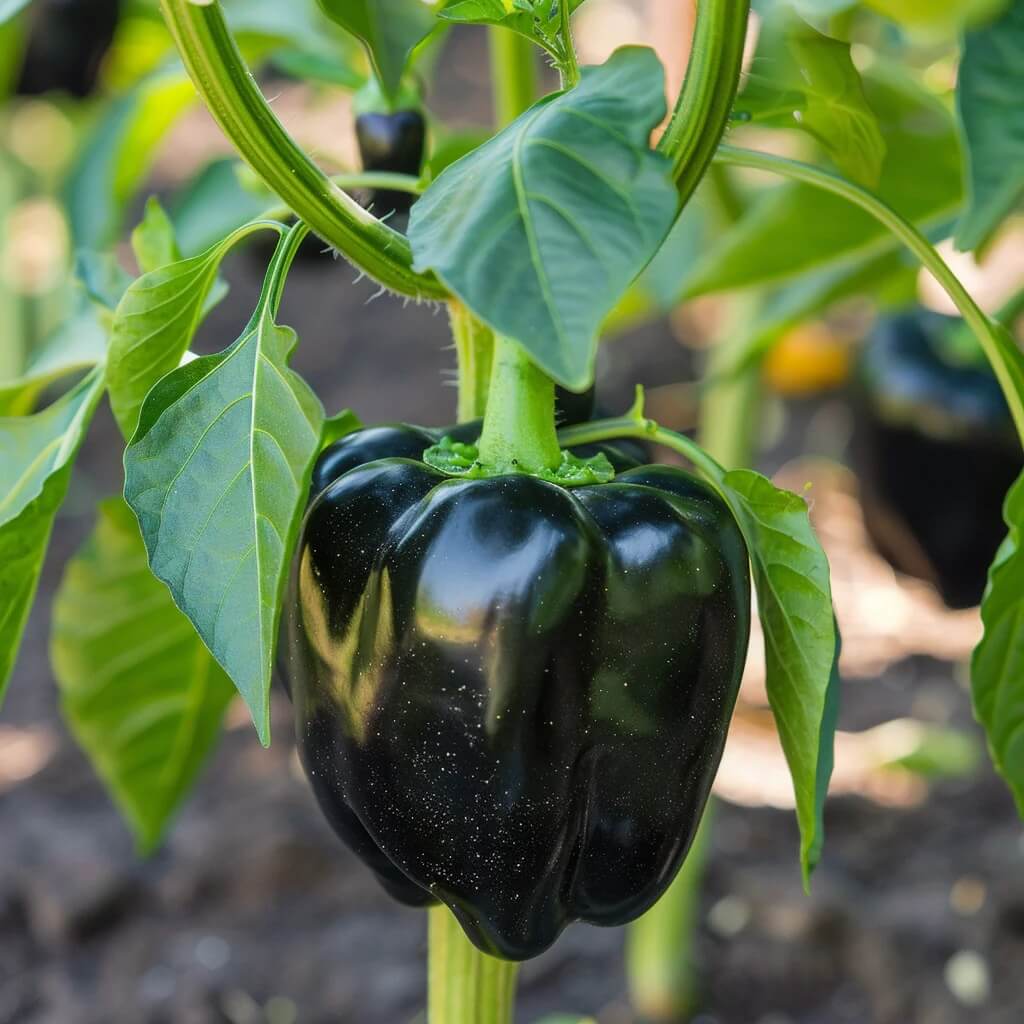 Black Bell Pepper Seeds