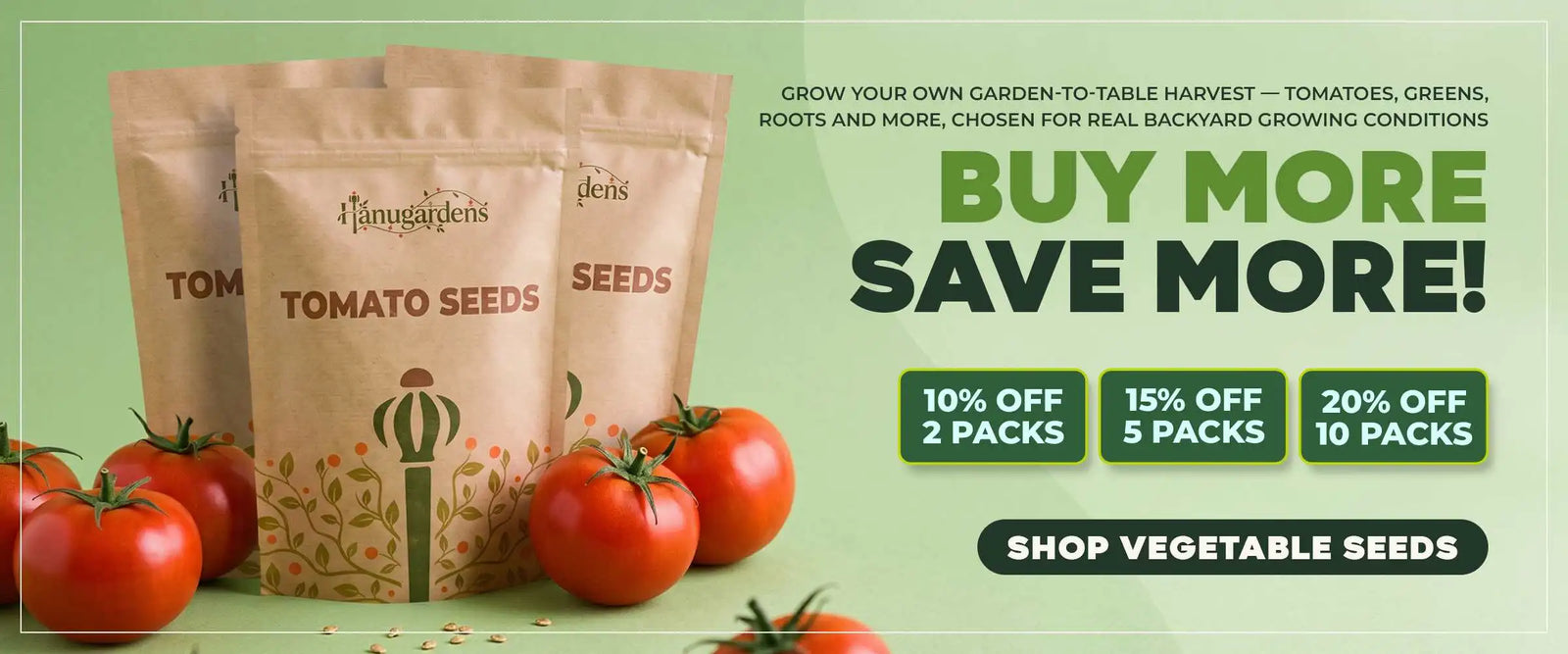 Shop Vegetable Seeds Today!