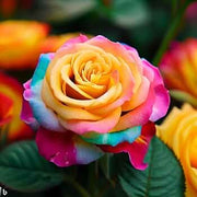 Wildflower Light Yellow Red Double Petals Pink Seeds