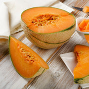 Orange Cantalupo Almizcle Melon Seeds, Vegetabe