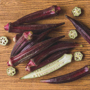 Maroon Red Okra Seeds