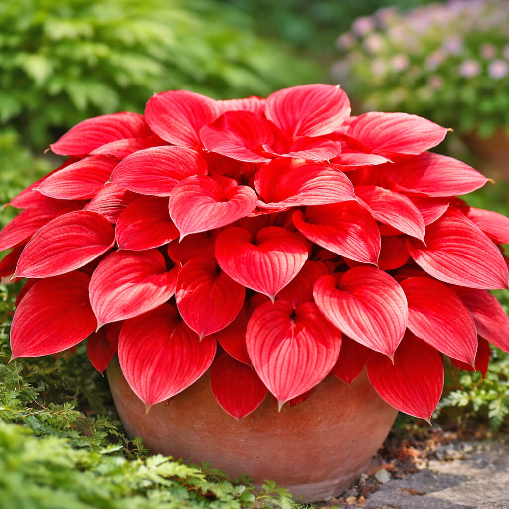 Red Perennial Hosta Seeds