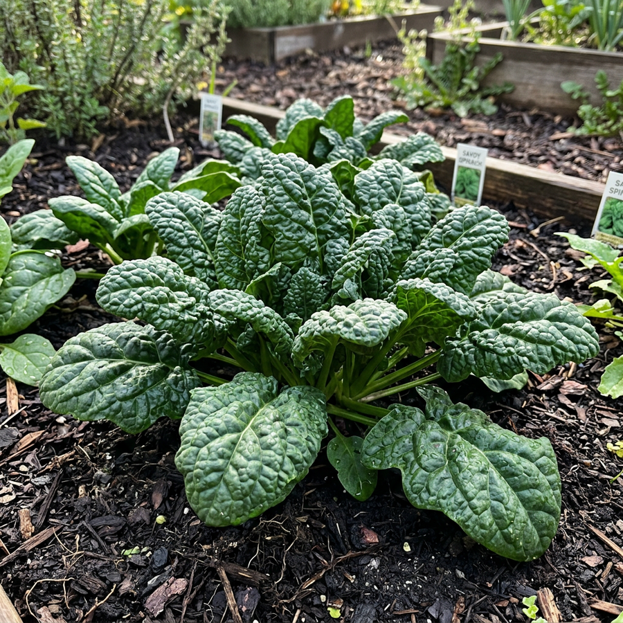Savoy Spinach Seeds – Spinacia oleracea 'Savoy'