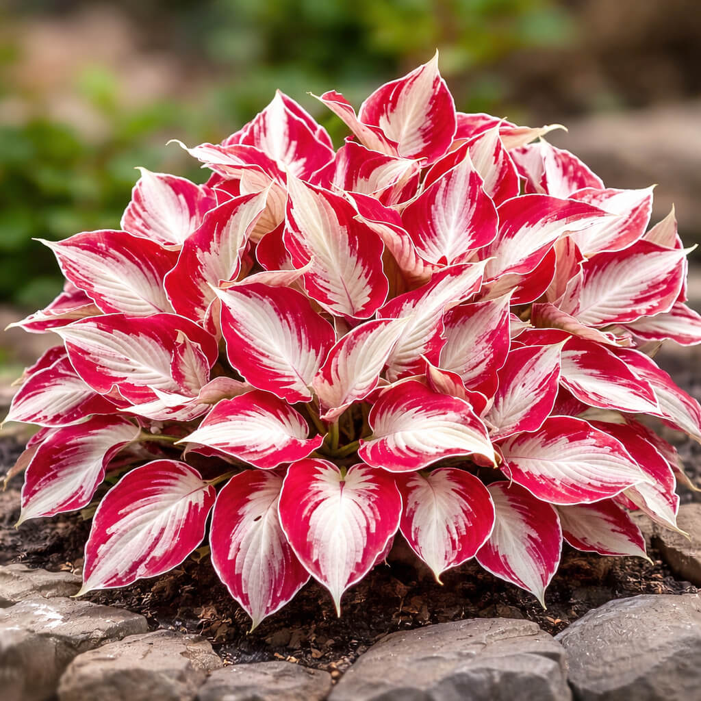 White and Red Hosta Seeds