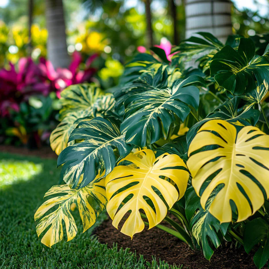 Variegated Aurea Monstera Seeds, Herbal
